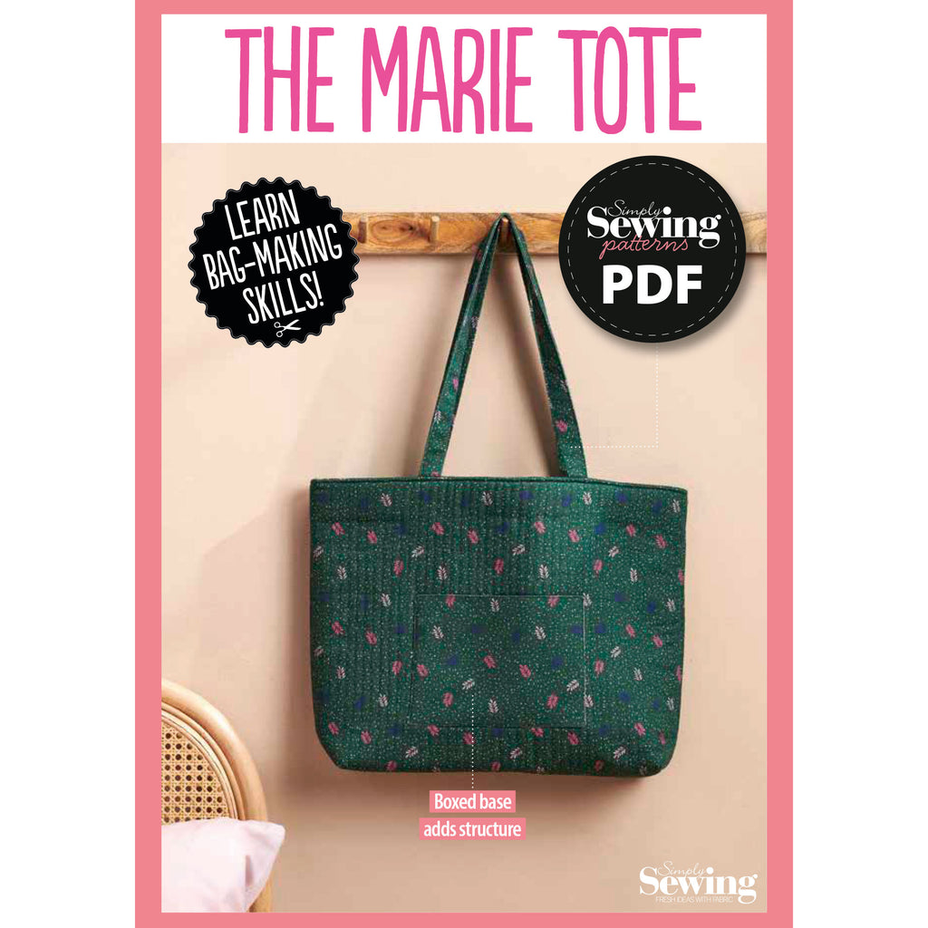 Marie Tote Sewing Pattern PDF