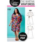 Martha Dress Sewing Pattern PDF