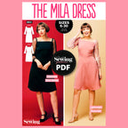 Mila Dress Sewing Pattern PDF