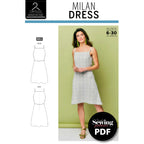Milan Dress Sewing Pattern PDF