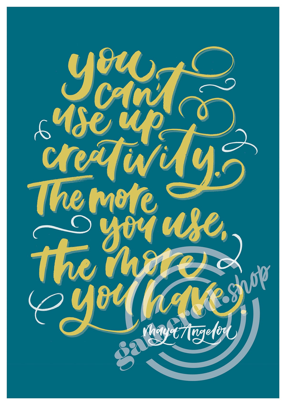 Maya Angelou Quote Art Print PDF