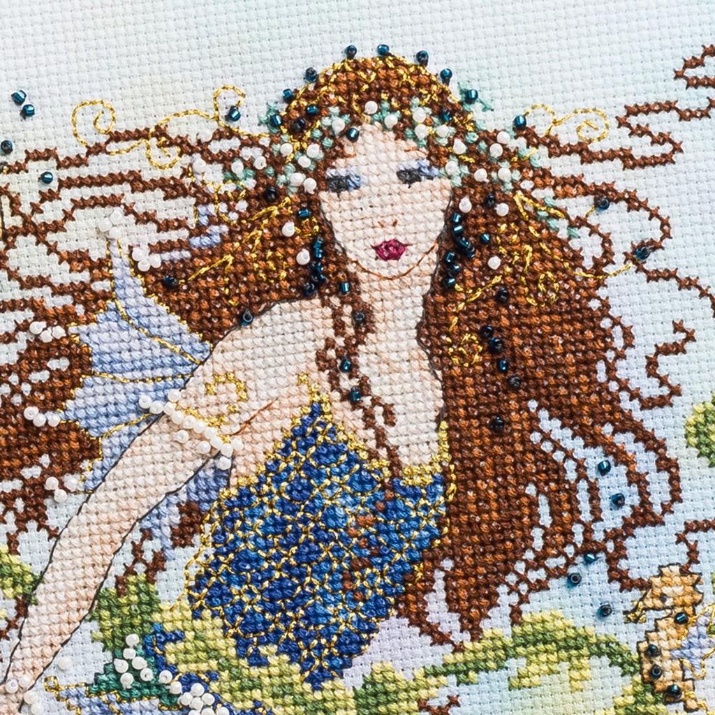 Mermaid Cross Stitch PDF Pattern