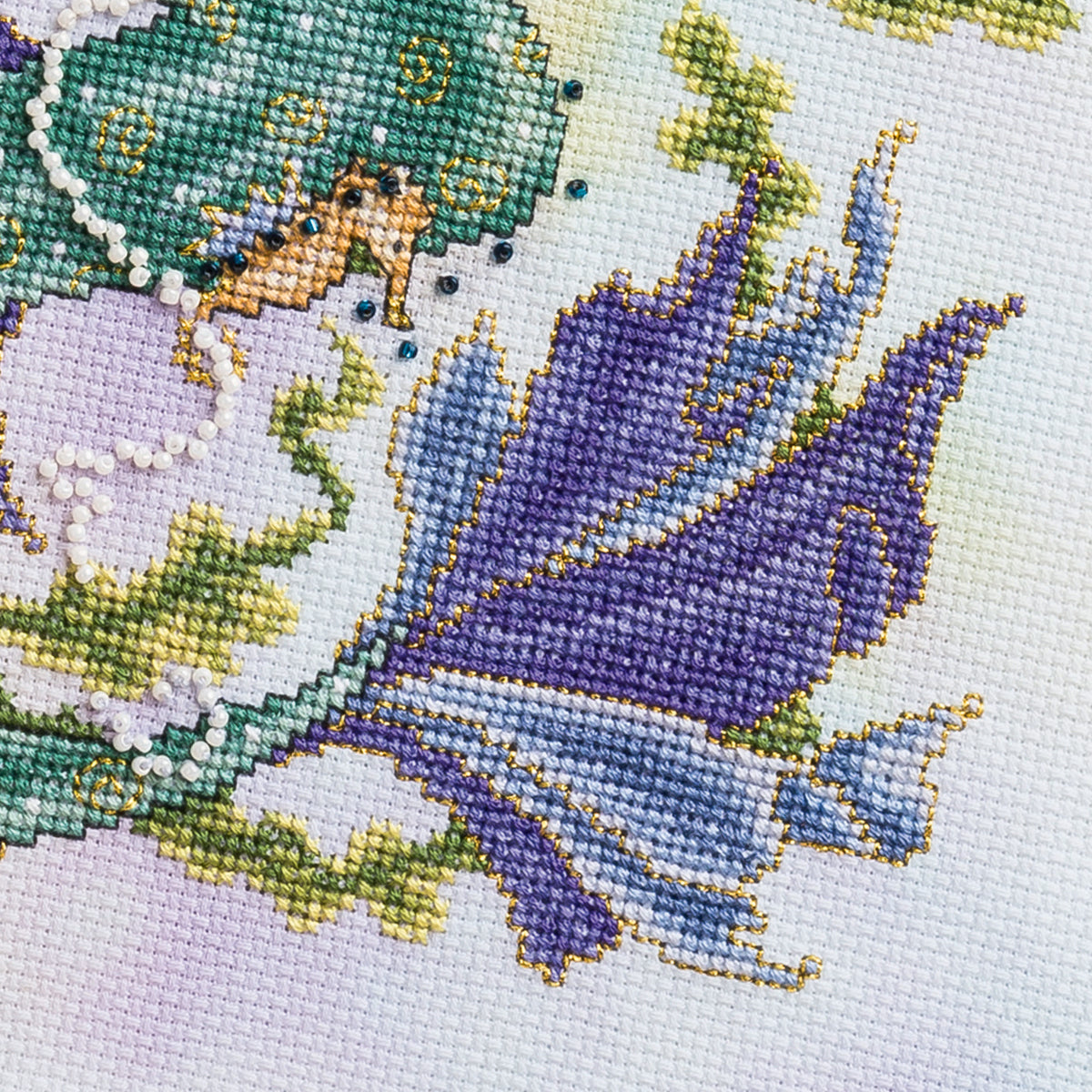 Mermaid Cross Stitch PDF Pattern