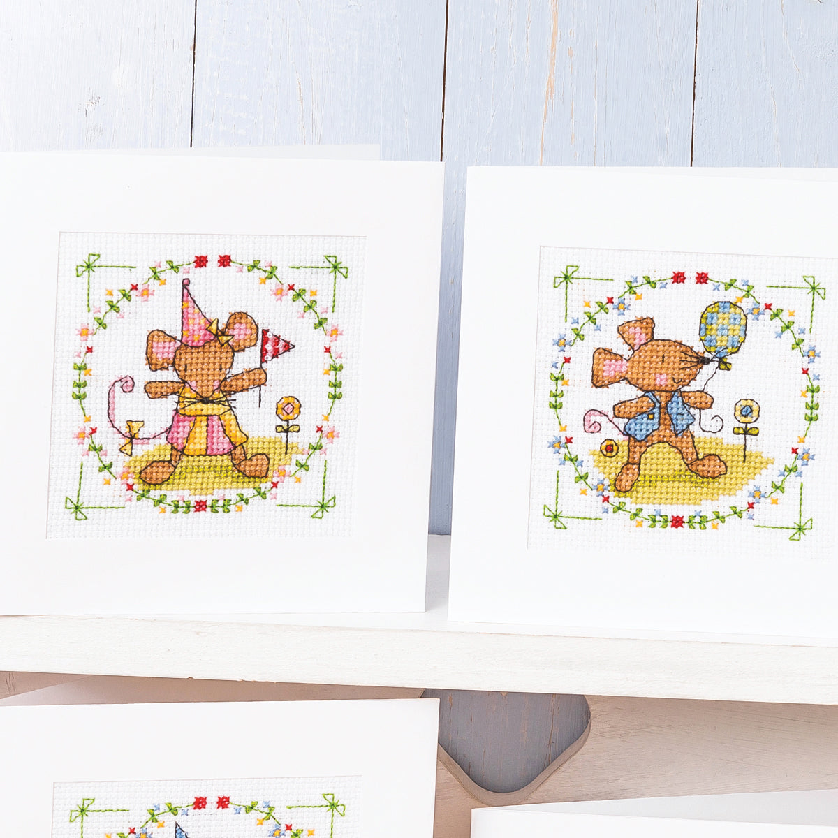 Cute Mice Cross Stitch PDF Patterns