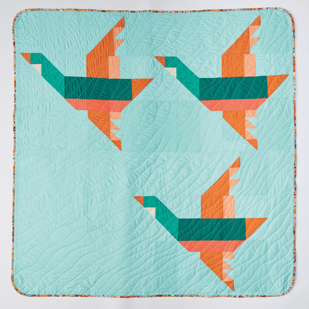 Modern Geese Quilt Sewing Pattern PDF