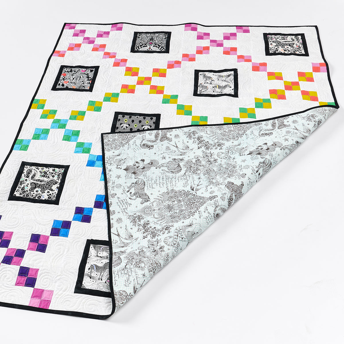 Modern Irish Chain Quilt Sewing Pattern PDF
