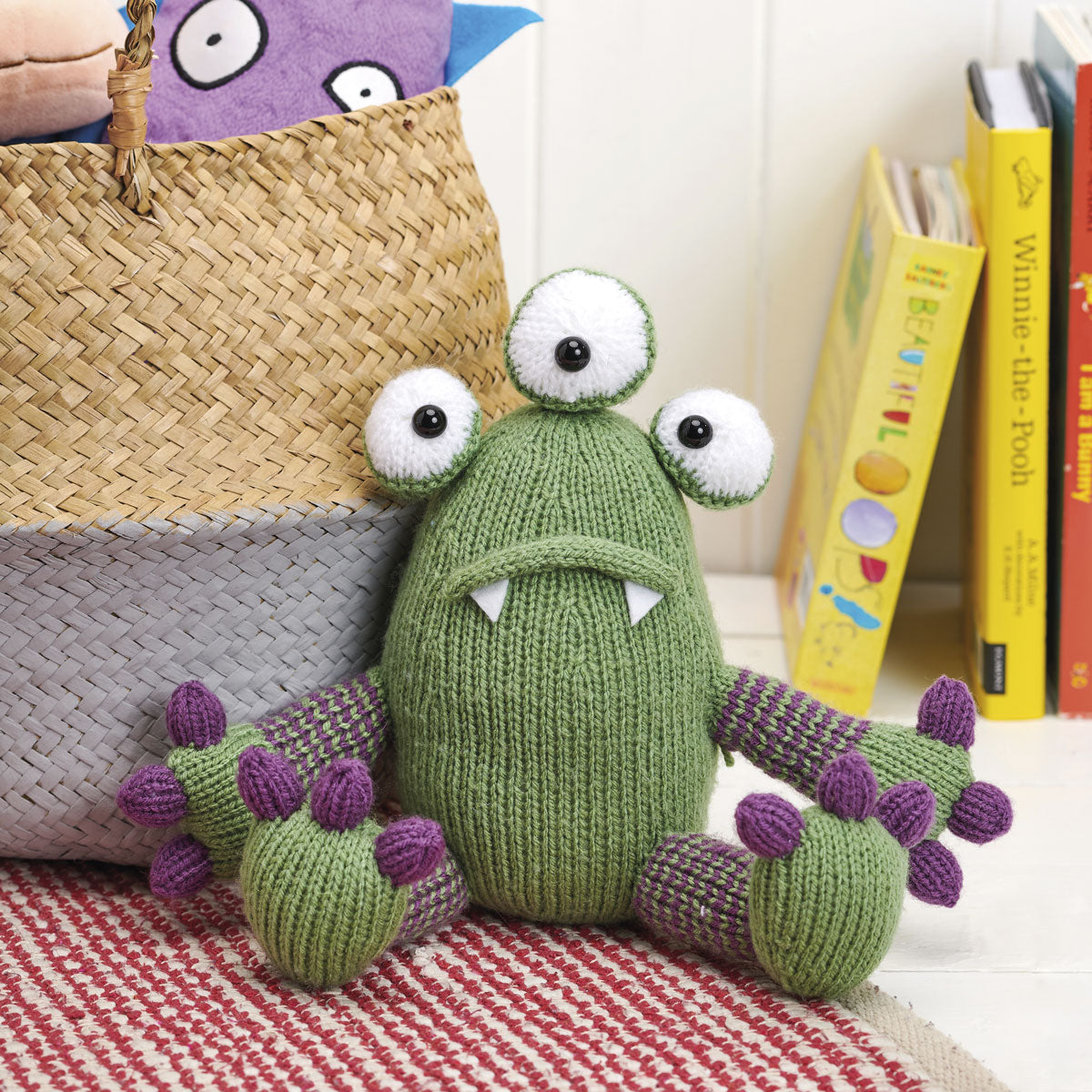 Monster Toy Knitting Pattern PDF