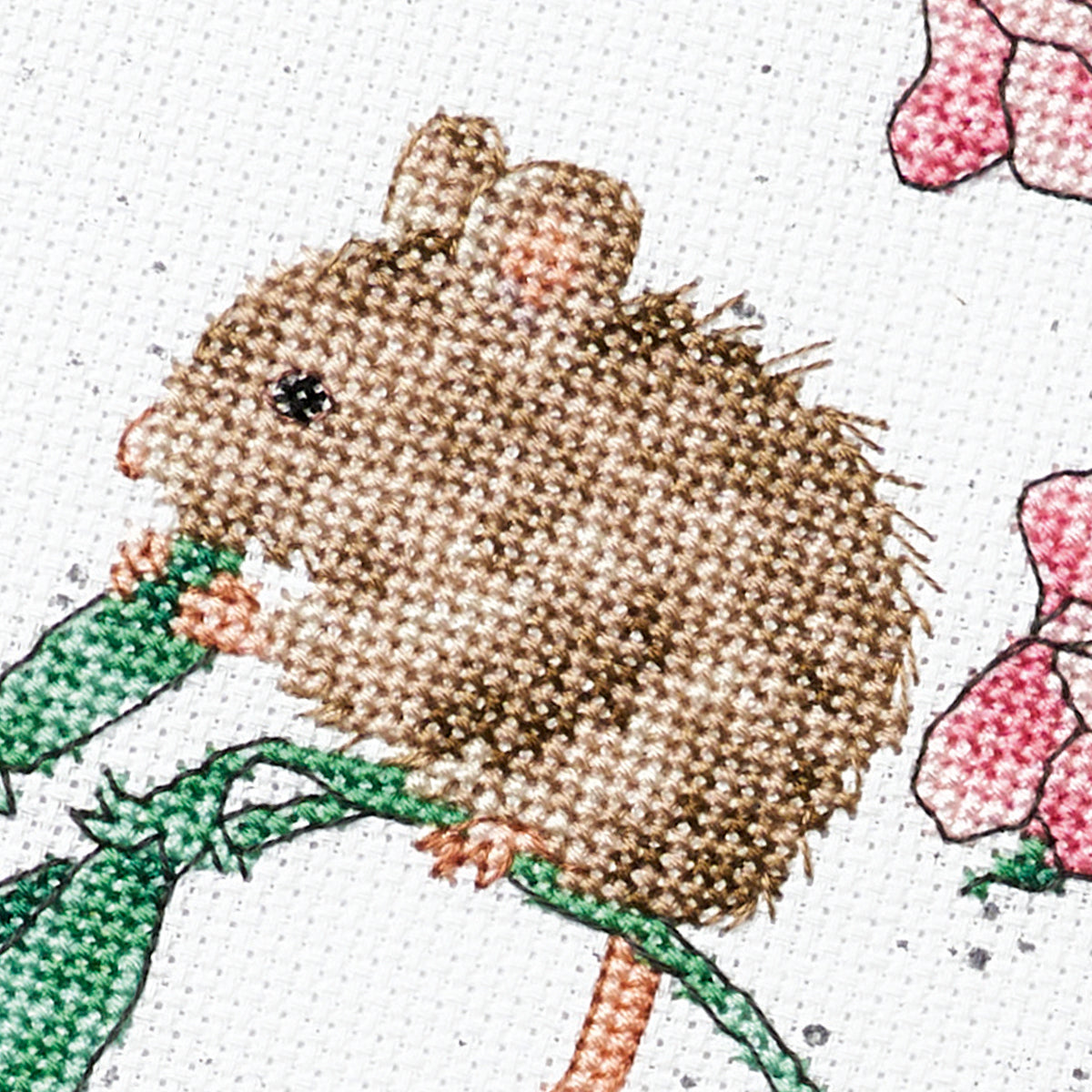 Wrendale Designs Mouse Cross Stitch PDF Pattern – Gathered