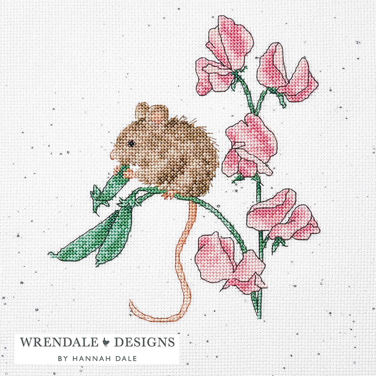 Wrendale Designs Mouse Cross Stitch PDF Pattern – Gathered