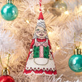 3D Character Decorations - Mrs Claus, Cross Stitch PDF Pattern
