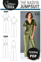 Nadiya Jumpsuit Sewing Pattern PDF