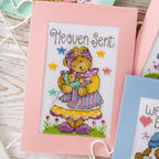 New Baby Animal Cards Cross Stitch PDF Patterns