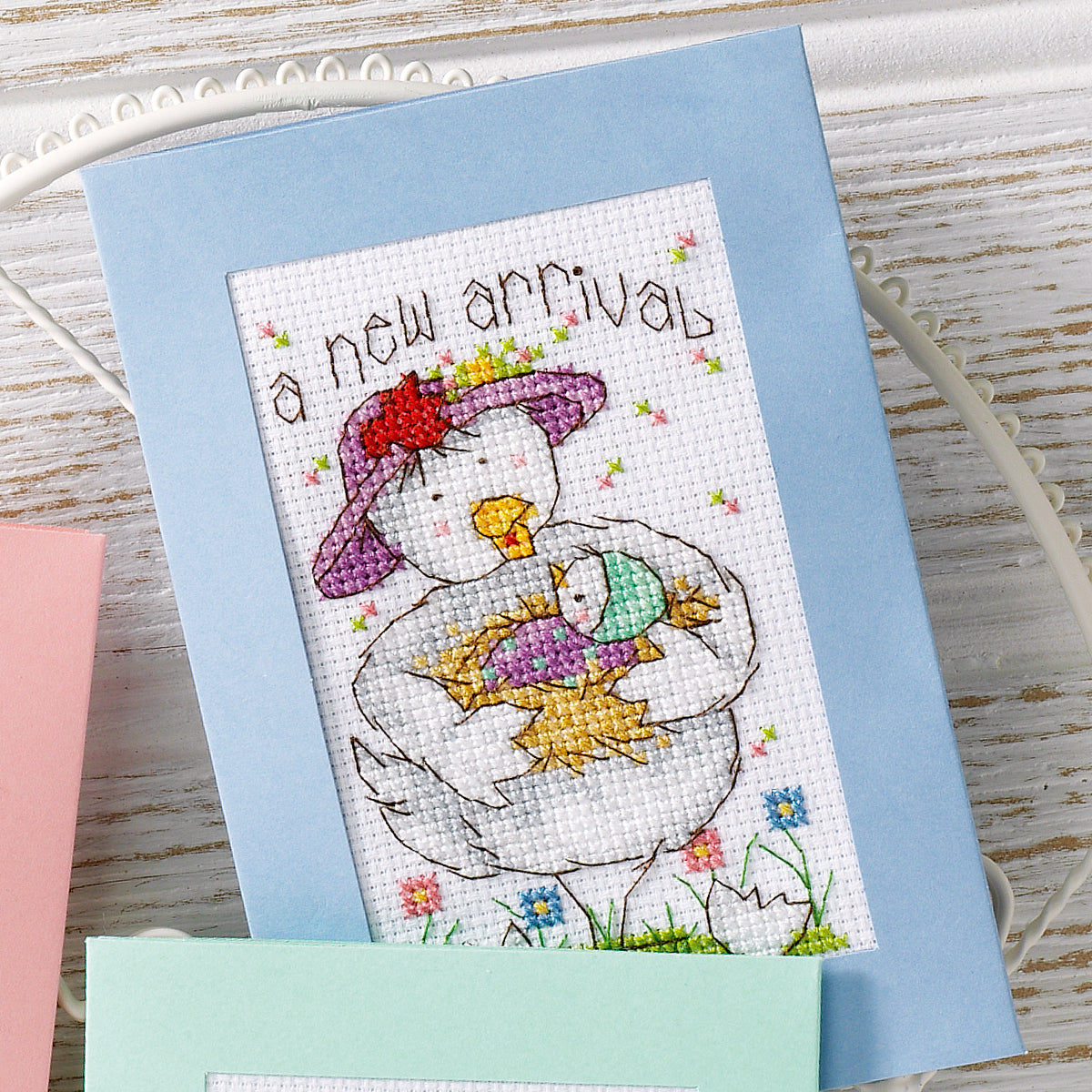 New Baby Animal Cards Cross Stitch PDF Patterns