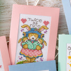 New Baby Animal Cards Cross Stitch PDF Patterns
