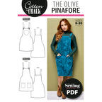 Olive Pinafore Sewing Pattern PDF