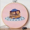 Pancake Stack Hoop Embroidery Pattern PDF