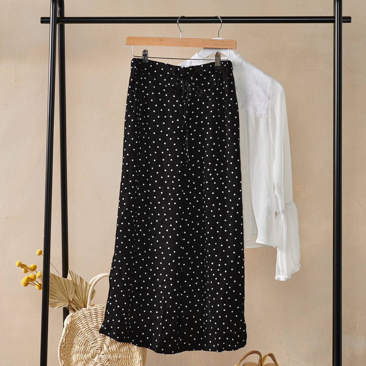 Polka Dot Culottes Sewing Pattern PDF