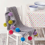 Pom Pom Blanket Knitting Pattern PDF