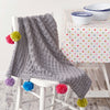 Pom Pom Blanket Knitting Pattern PDF