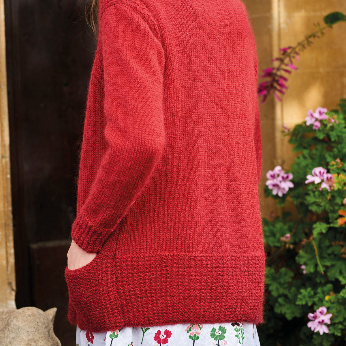 Poppy Longline Cardigan Knitting Pattern PDF