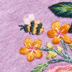 Pretty Peony T-shirt Motif Embroidery Pattern PDF