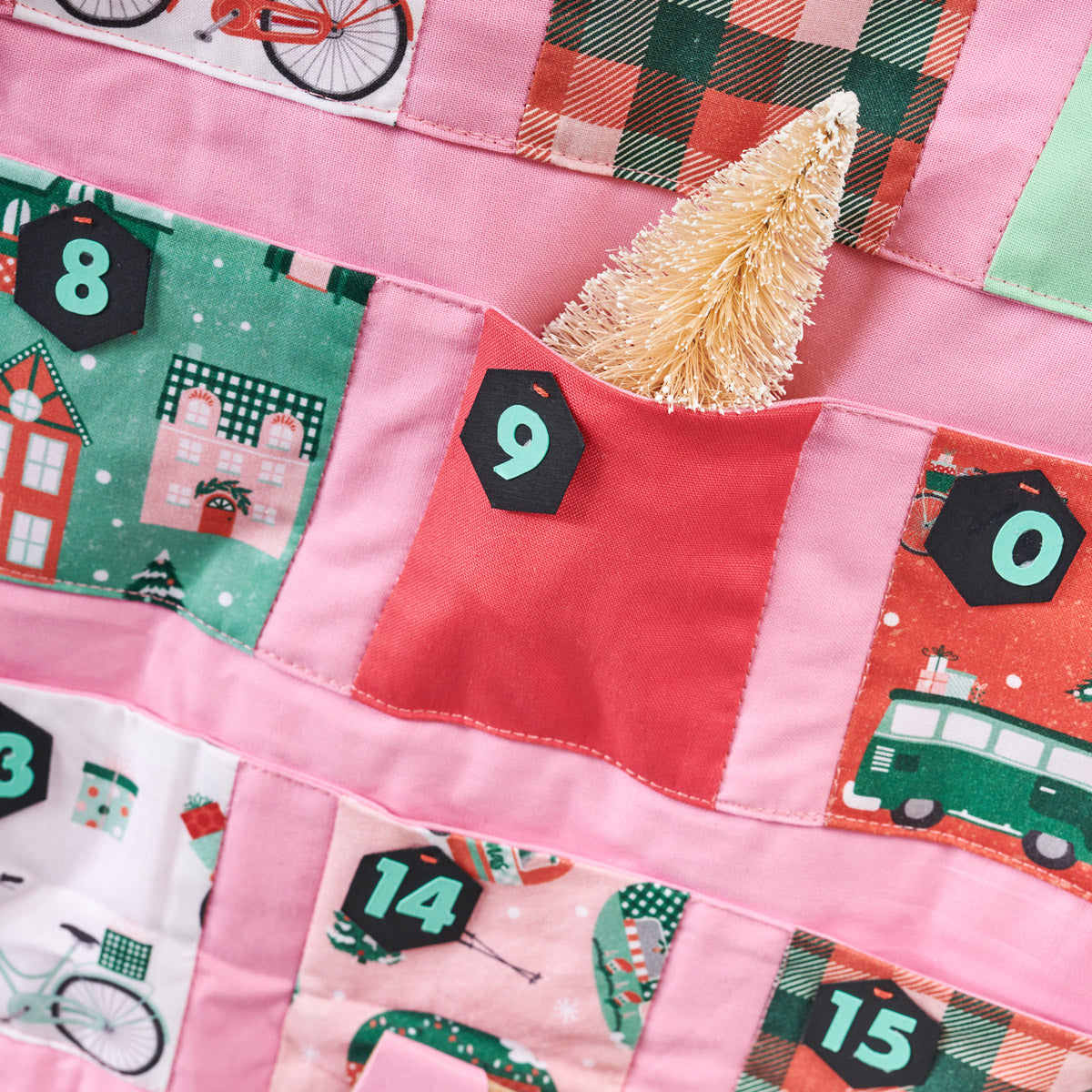 Quilted Advent Calendar Sewing Pattern PDF