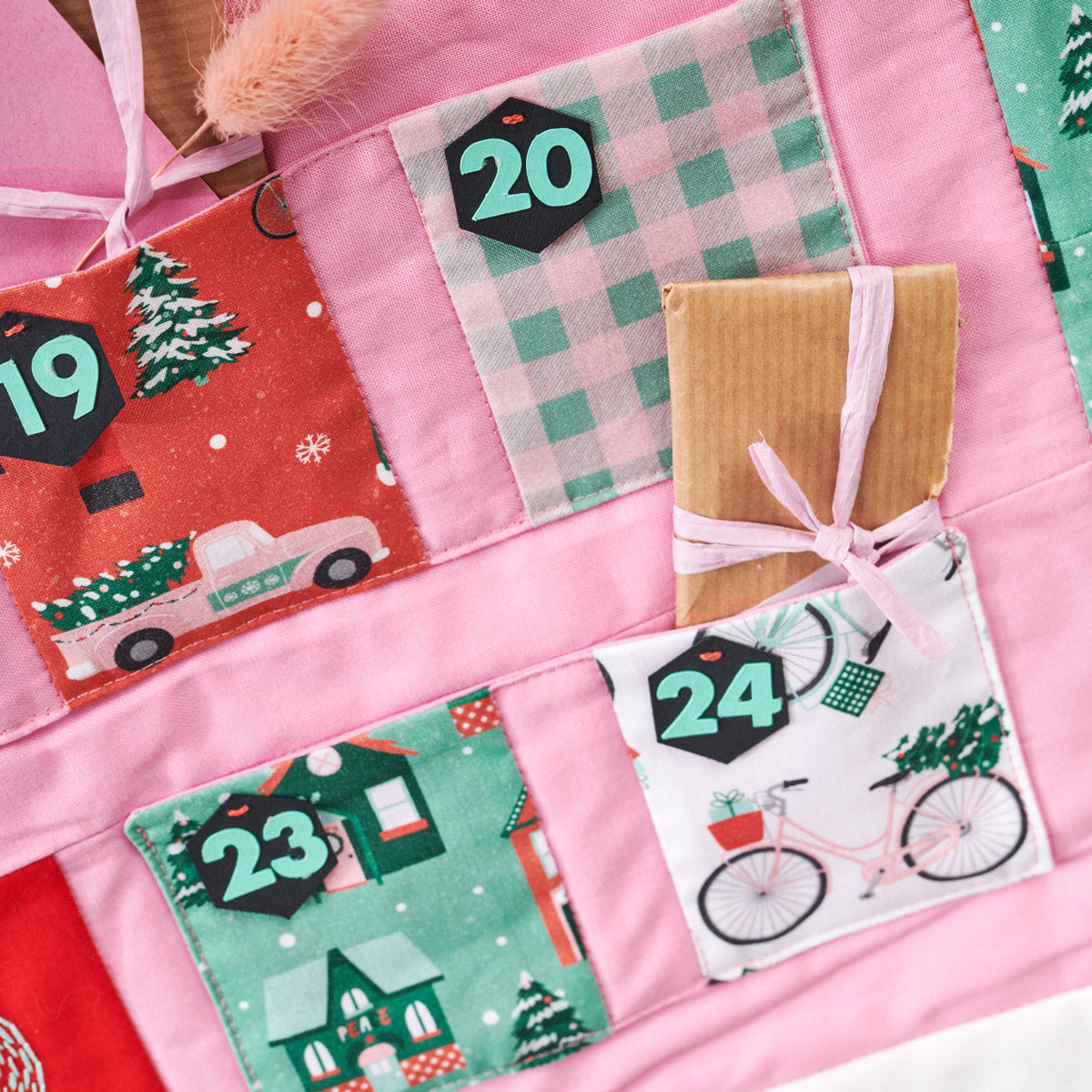 Quilted Advent Calendar Sewing Pattern PDF