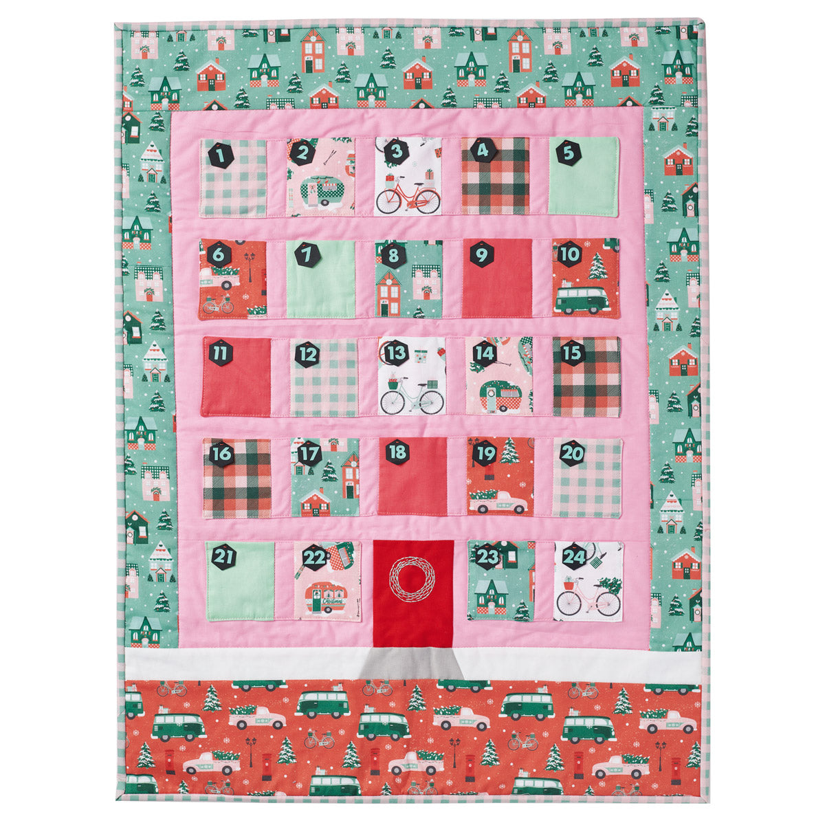 Quilted Advent Calendar Sewing Pattern PDF