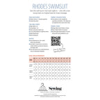 Rhodes Swimsuit Sewing Pattern PDF
