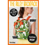 Riley Backpack Sewing Pattern PDF