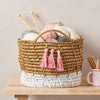Raffia Basket Crochet Pattern PDF