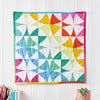 Rainbow Flow Mini Quilt Pattern PDF
