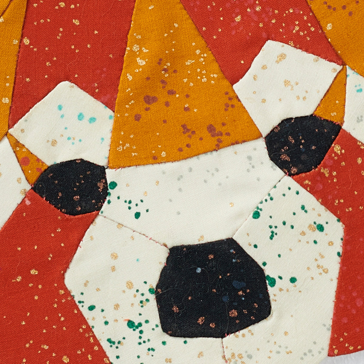Red Panda EPP Quilt Block Pattern PDF