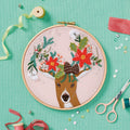 Reindeer Hoop Embroidery Pattern PDF