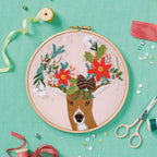 Reindeer Hoop Embroidery Pattern PDF