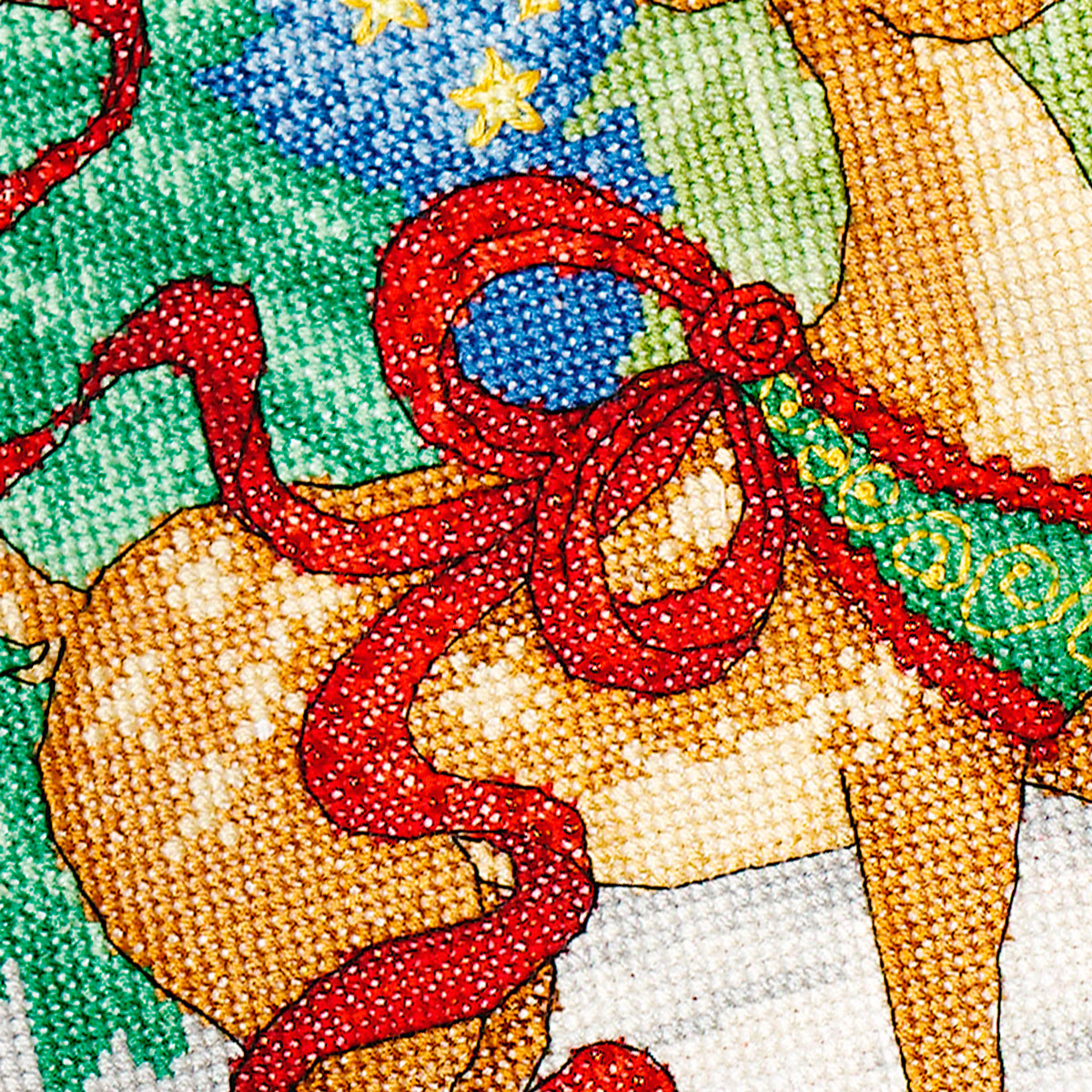 Reindeer Stocking Cross Stitch PDF Pattern