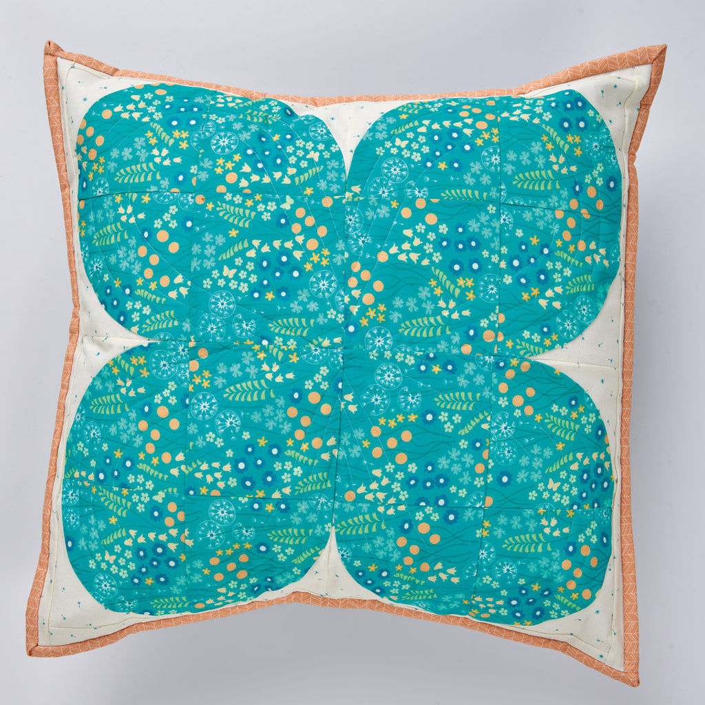 Retro Blooms Patchwork Cushions Sewing Pattern PDF