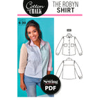 Robyn Shirt Sewing Pattern PDF