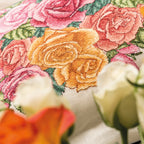 Rose Bouquet Cross Stitch Pattern PDF