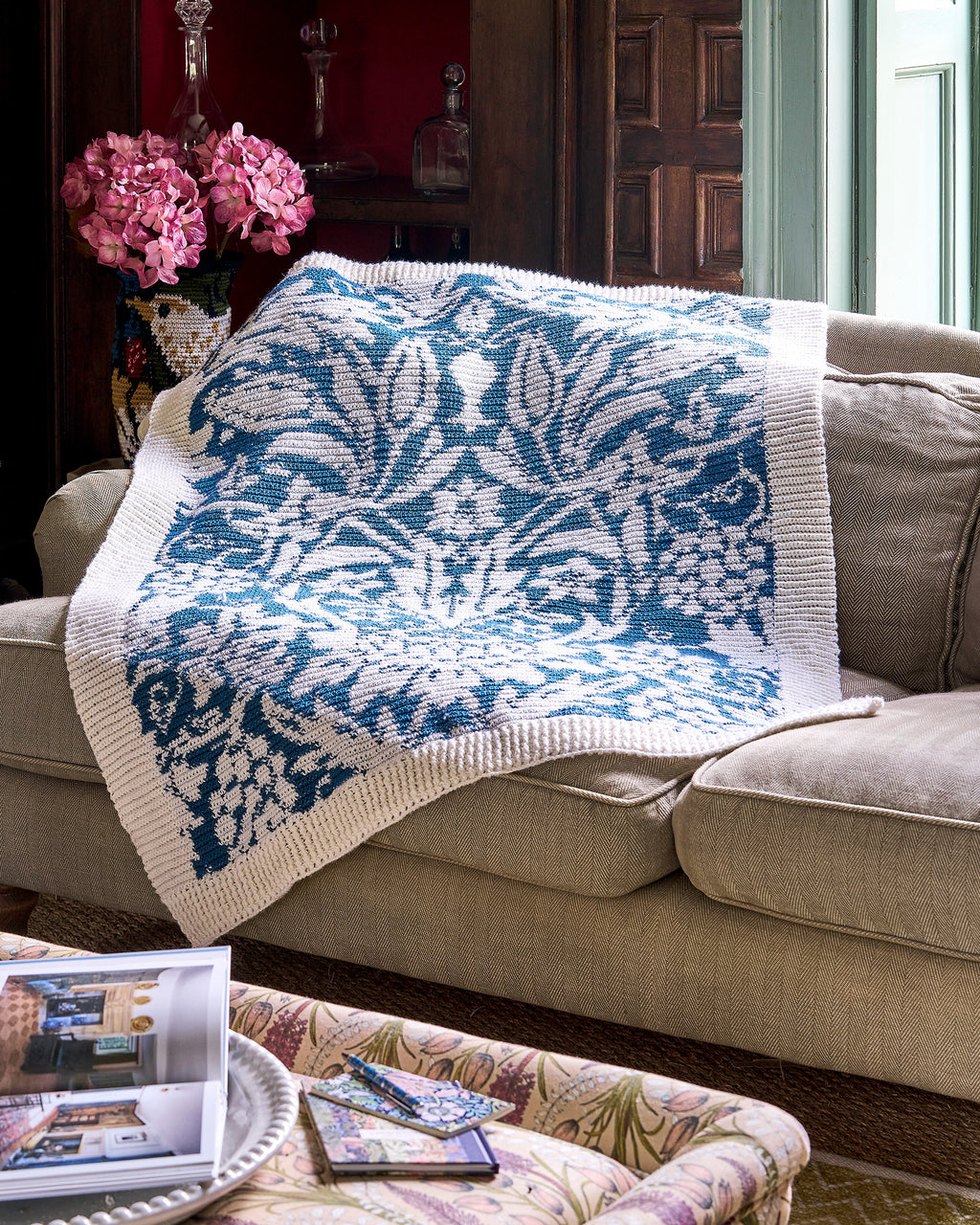 Floral Throw Crochet Pattern