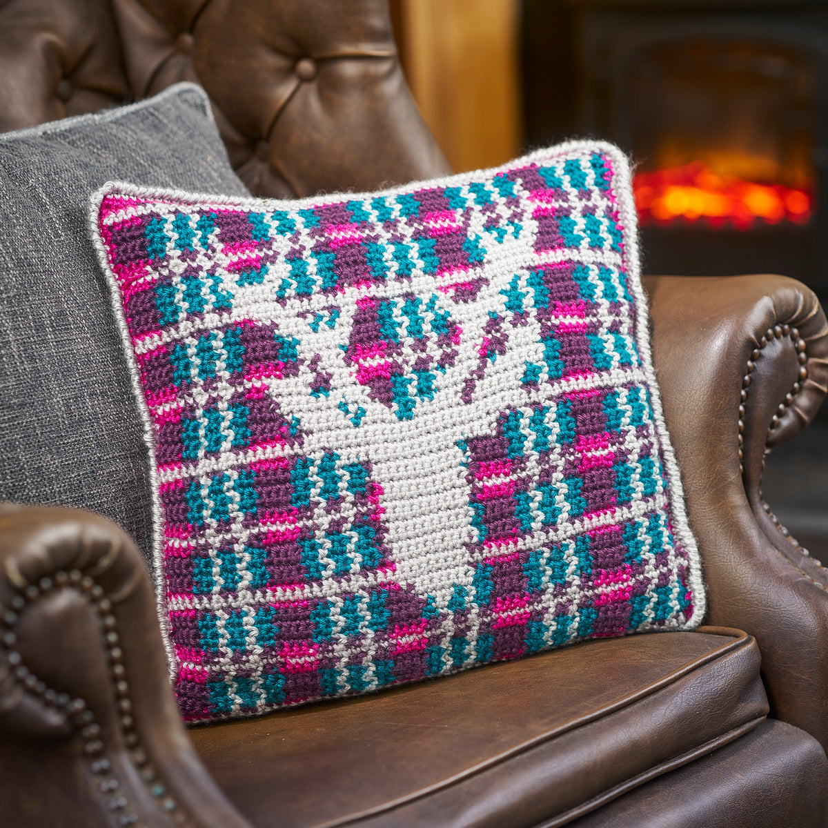Reindeer Cushion Crochet Pattern PDF