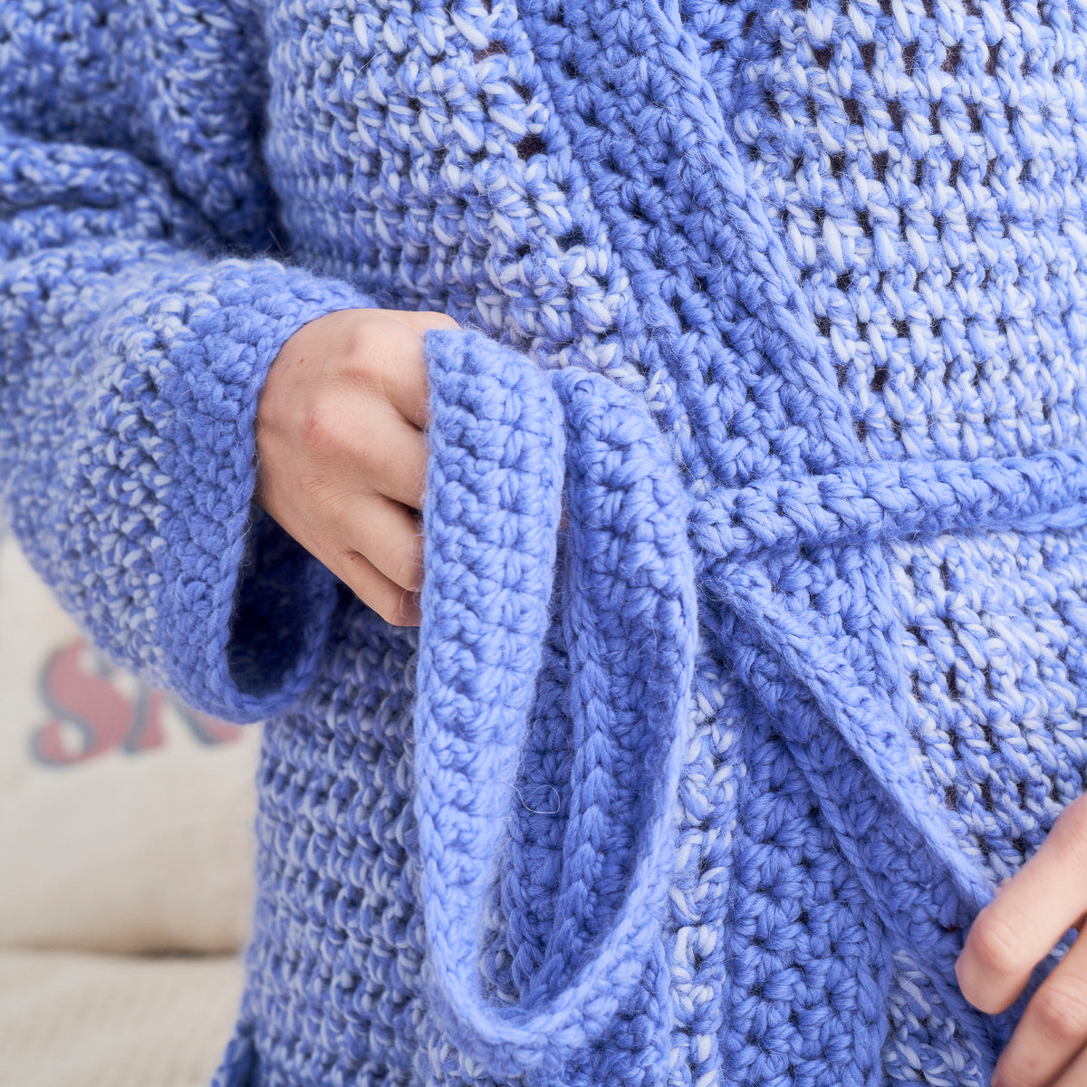 Dressing Gown Crochet Pattern PDF