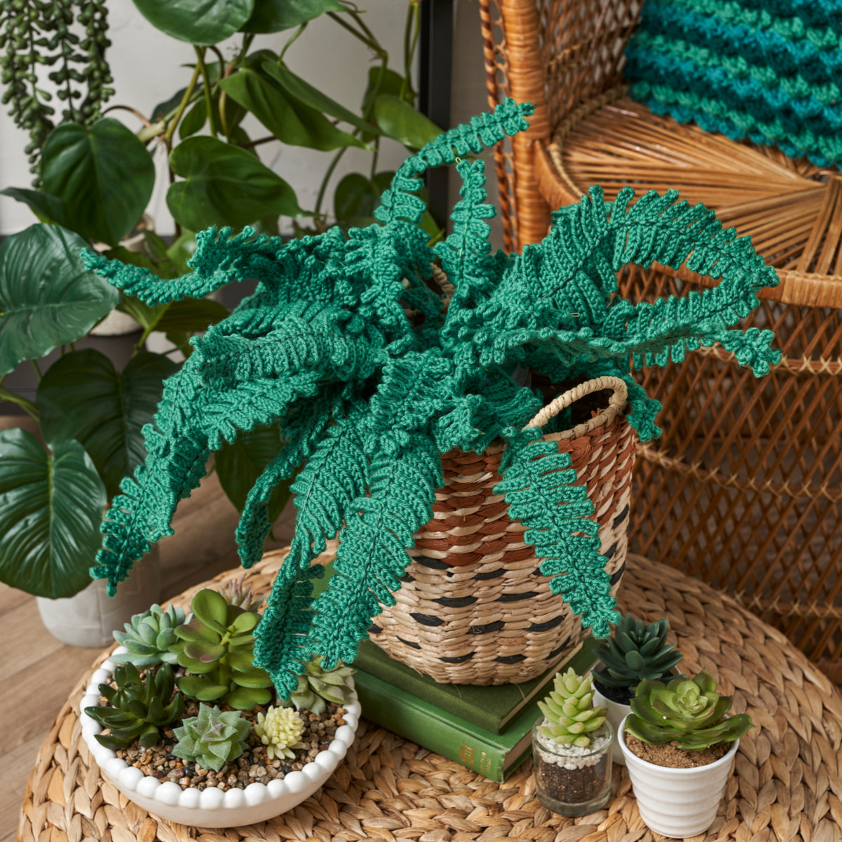 Fern Plant Crochet Pattern PDF