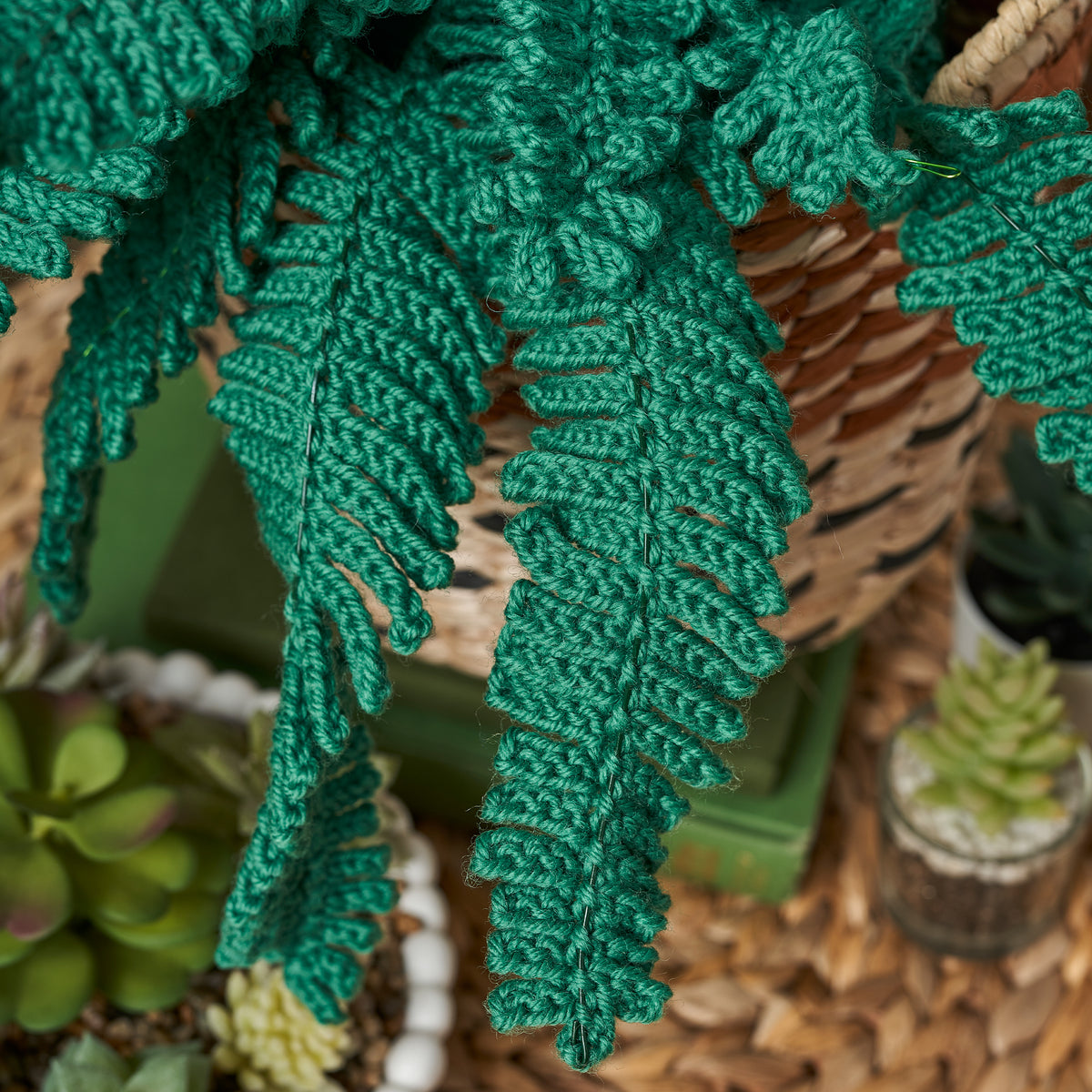 Fern Plant Crochet Pattern PDF