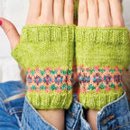 Spring Fair Isle Set Knitting Pattern PDF