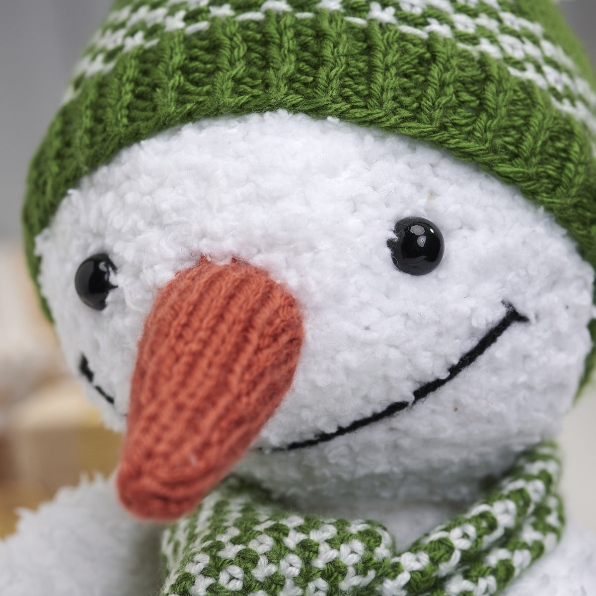 Snowman Toy Knitting Pattern PDF