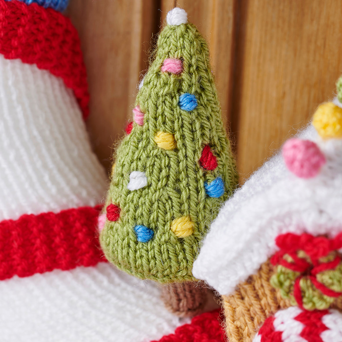 Christmas Wreath Knitting Pattern PDF