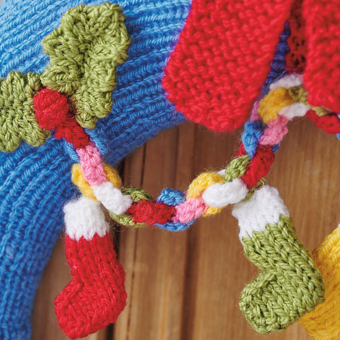 Christmas Wreath Knitting Pattern PDF