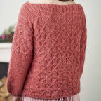 Lattice Stitch Jumper Knitting Pattern PDF
