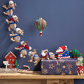 Santa Sleigh Bunting Knitting Pattern PDF
